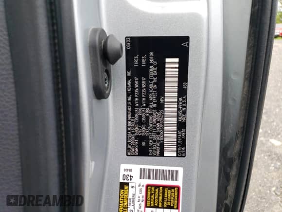 2023 Toyota Sienna LE с VIN 5TDKSKFC8PS094720, выставлен на аукционе Copart как лот 56367885 с пробегом 88 276 миль миль и Чистый • Clean title. История ставок и продаж доступна на DreamBid. Изображение 12.