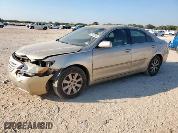 2008 Toyota Camry LE with VIN 4T1BE46K38U248740, listed as a Copart auction lot 85184395 with 190,404 mi miles and Salvage title. Bid and sale history available at DreamBid. Image 1.