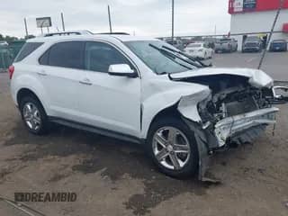 2015 Chevrolet Equinox LTZ with VIN 1GNALDEK8FZ144338, listed as a IAAI auction lot 43070694 with 65,077 mi miles and . Bid and sale history available at DreamBid. Image 1.