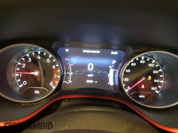 2018 Jeep Compass Trailhawk с VIN 3C4NJDDB0JT163497, выставлен на аукционе Copart как лот 77000364 с пробегом 28 681 миль миль и Списание • Salvage title. История ставок и продаж доступна на DreamBid. Изображение 9.