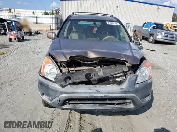 2002 Honda CR-V EX with VIN JHLRD78892C023036, listed as a Copart auction lot 81039505 with 216,078 mi miles and Salvage title. Bid and sale history available at DreamBid. Image 5.