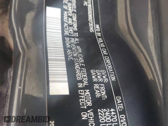 2009 Volvo S60 2.5T с VIN YV1RS592892735145, выставлен на аукционе Copart как лот 60866965 с пробегом 166 343 миль миль и Списание • Salvage title. История ставок и продаж доступна на DreamBid. Изображение 13.
