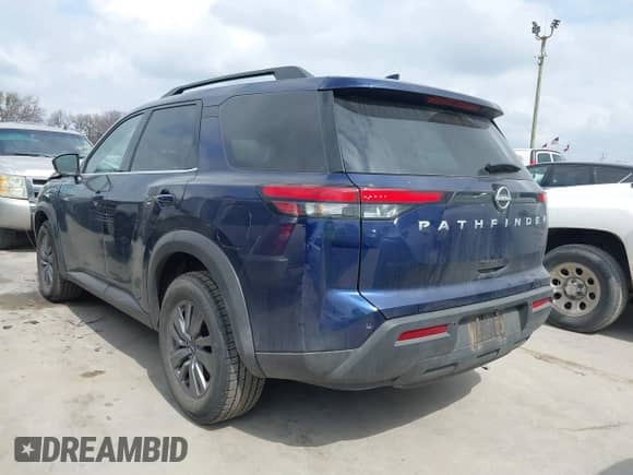 2025 Nissan Pathfinder SV с VIN 5N1DR3BA8SC202872, выставлен на аукционе IAAI как лот 41698856 с пробегом 7 721 миль миль и . История ставок и продаж доступна на DreamBid. Изображение 3.