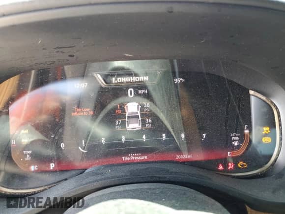 2023 Ram 1500 Longhorn with VIN 1C6SRFKT4PN514611, listed as a Copart auction lot 65633555 with 20,323 mi miles and Salvage title. Bid and sale history available at DreamBid. Image 9.