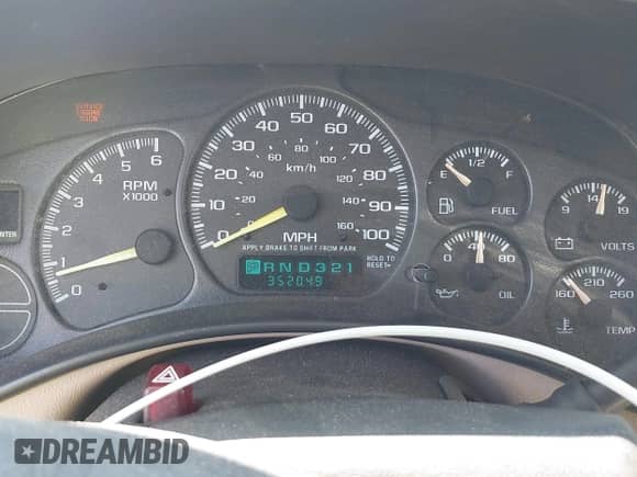 2001 Chevrolet Tahoe LS с VIN 1GNEC13T21R113039, выставлен на аукционе IAAI как лот 43256521 с пробегом 352 049 миль миль и . История ставок и продаж доступна на DreamBid. Изображение 7.