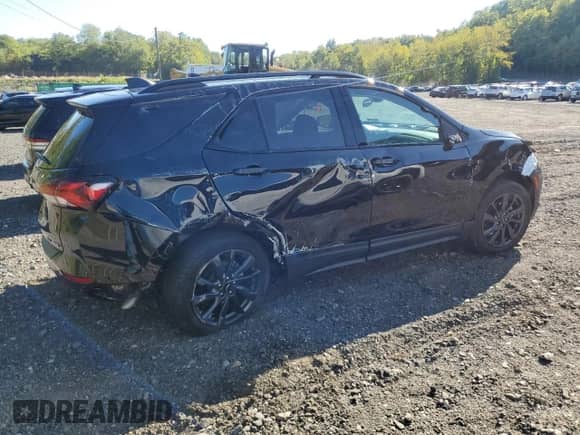 2024 Chevrolet Equinox RS с VIN 3GNAXWEG3RL341666, выставлен на аукционе Copart как лот 80137285 с пробегом 13 270 миль миль и Списание • Salvage title. История ставок и продаж доступна на DreamBid. Изображение 3.