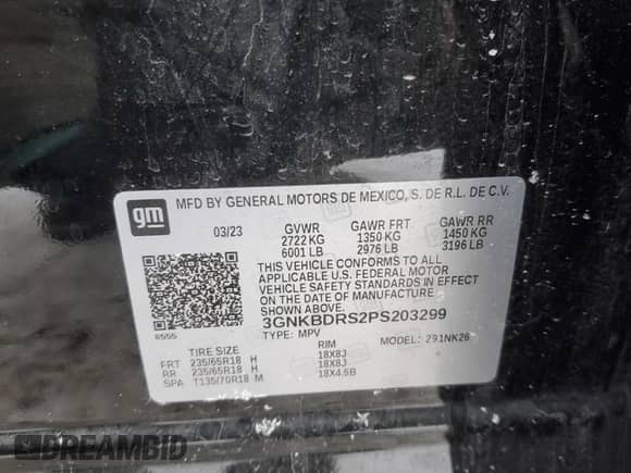 2023 Chevrolet Blazer LT z VIN 3GNKBDRS2PS203299, wystawiony jako Copart lot #44415675 z przebiegiem 28 297 mil mil oraz Czysty tytuł • Clean title. Historia ofert i sprzedaży dostępna na DreamBid. Obrazek 13.