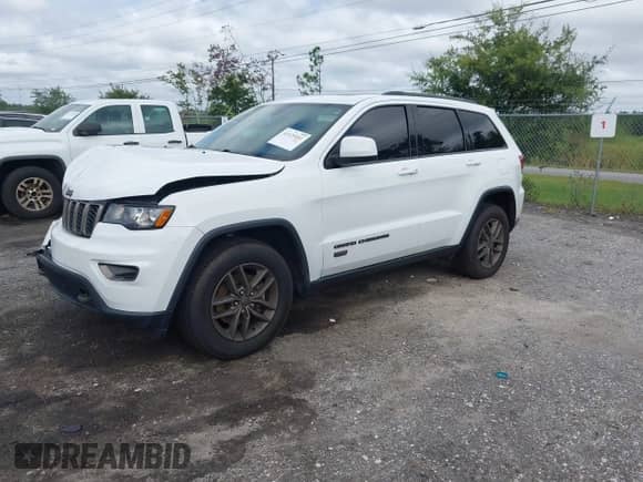 2016 Jeep Grand Cherokee 75th Anniversary with VIN 1C4RJEAG9GC457704, listed as a IAAI auction lot 43125551 with 85,499 mi miles and . Bid and sale history available at DreamBid. Image 2.