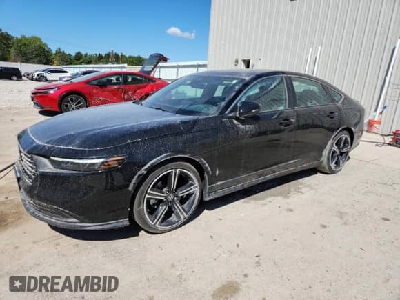 2024 Honda Accord Sport с VIN 1HGCY2F55RA031225, выставлен на аукционе Copart как лот 70588665 с пробегом 44 970 миль миль и Списание • Salvage title. История ставок и продаж доступна на DreamBid. Изображение 1.