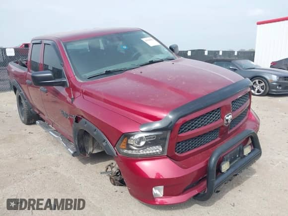 2015 Ram 1500 Express with VIN 1C6RR6FT7FS562256, listed as a IAAI auction lot 41938822 with 162,493 mi miles and . Bid and sale history available at DreamBid. Image 1.
