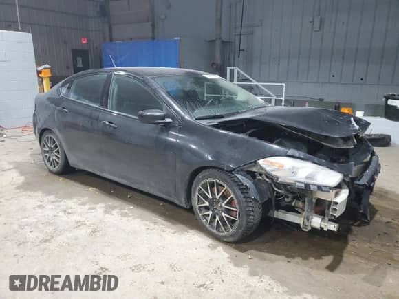 2013 Dodge Dart Aero with VIN 1C3CDFAH9DD335351, listed as a Copart auction lot 84797214 with 174,248 mi miles and Salvage title. Bid and sale history available at DreamBid. Image 4.