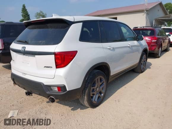 2023 Honda Passport EX-L с VIN 5FNYF8H54PB040416, выставлен на аукционе IAAI как лот 42438167 с пробегом 22 977 миль миль и . История ставок и продаж доступна на DreamBid. Изображение 4.