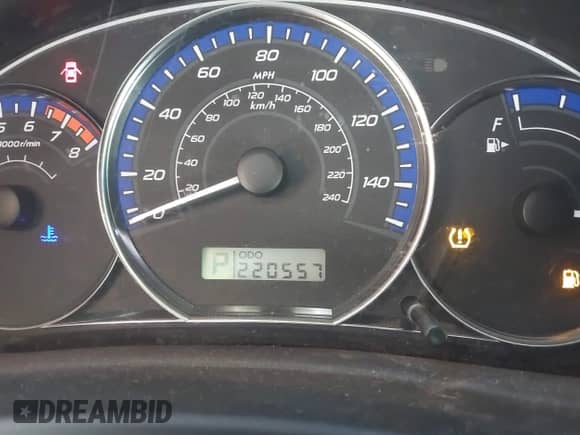 2012 Subaru Forester X z VIN JF2SHABC6CH450337, wystawiony jako IAAI lot #43339706 z przebiegiem 220 557 mil mil oraz . Historia ofert i sprzedaży dostępna na DreamBid. Obrazek 7.