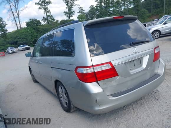 2006 Honda Odyssey EX z VIN 5FNRL38496B412449, wystawiony jako IAAI lot #42939148 z przebiegiem 166 578 mil mil oraz . Historia ofert i sprzedaży dostępna na DreamBid. Obrazek 3.
