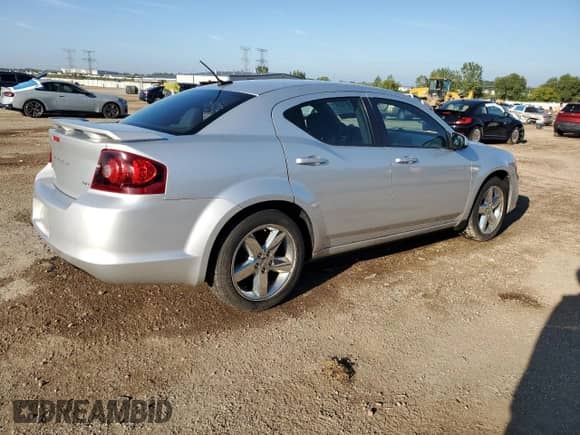 2012 Dodge Avenger SXT Plus with VIN 1C3CDZEG9CN222298, listed as a Copart auction lot 71292635 with 146,601 mi miles and Salvage title. Bid and sale history available at DreamBid. Image 3.