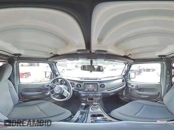 2021 Jeep Wrangler Unlimited Willys Sport with VIN 1C4HJXDG9MW788084, listed as a Copart auction lot 81259435 with 47,756 mi miles and Salvage title. Bid and sale history available at DreamBid. Image 14.