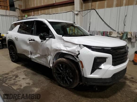 2024 Chevrolet Traverse AWD LT с VIN 1GNEVGKS0RJ202026, выставлен на аукционе Copart как лот 85400285 с пробегом 15 824 миль миль и Чистый • Clean title. История ставок и продаж доступна на DreamBid. Изображение 4.