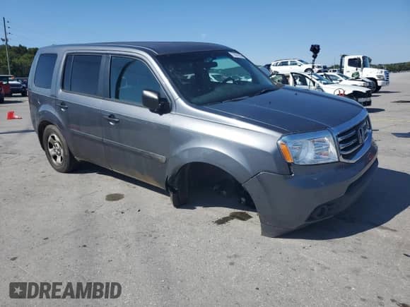 2013 Honda Pilot LX with VIN 5FNYF3H21DB038093, listed as a Copart auction lot 71670105 with 173,909 mi miles and Salvage title. Bid and sale history available at DreamBid. Image 4.