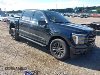 2025 Ford F-150 Lariat with VIN 1FTFW5LD6SFA81963, listed as a IAAI auction lot 43011535 with 5,087 mi miles and . Bid and sale history available at DreamBid. Image 1.