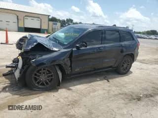 2017 Jeep Grand Cherokee 75th Anniversary with VIN 1C4RJFAG3HC655363, listed as a Copart auction lot 65630455 with 120,500 mi miles and Salvage title. Bid and sale history available at DreamBid. Image 1.