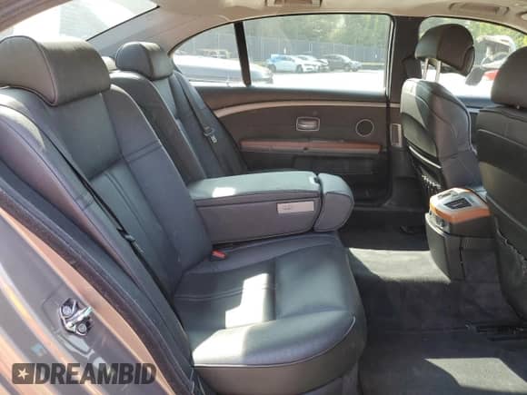 2005 BMW 7 Series 745Li with VIN WBAGN63535DS60710, listed as a Copart auction lot 58921295 with 94,748 mi miles and Salvage title. Bid and sale history available at DreamBid. Image 10.