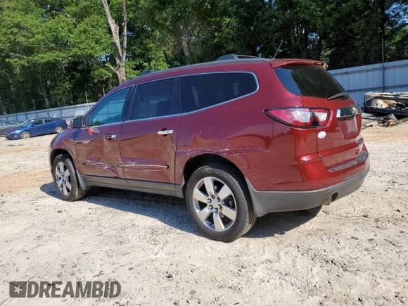 2015 Chevrolet Traverse LTZ с VIN 1GNKRJKD7FJ378539, выставлен на аукционе Copart как лот 63492205 с пробегом Не указан миль и Списание • Salvage title. История ставок и продаж доступна на DreamBid. Изображение 2.