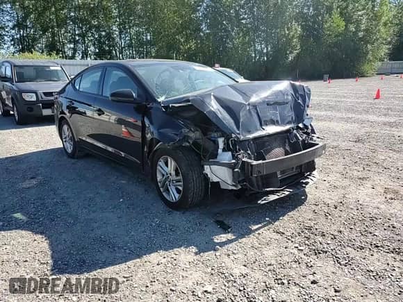 2020 Hyundai Elantra Value Edition with VIN KMHD84LFXLU955950, listed as a Copart auction lot 63858375 with 89,161 mi miles and Salvage title. Bid and sale history available at DreamBid. Image 14.