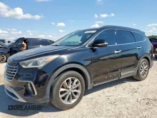 2017 Hyundai Santa Fe SE z VIN KM8SN4HF1HU241107, wystawiony jako Copart lot #85903315 z przebiegiem 126 134 mil mil oraz Czysty tytuł • Clean title. Historia ofert i sprzedaży dostępna na DreamBid. Obrazek 1.
