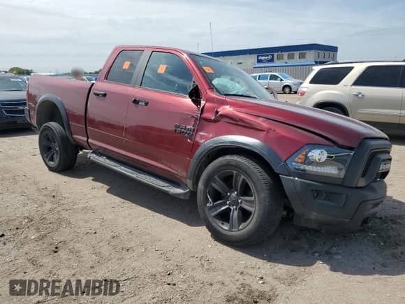 2021 Ram 1500 Warlock z VIN 1C6RR7GG7MS506273, wystawiony jako Copart lot #69044545 z przebiegiem 36 951 mil mil oraz Szkoda całkowita • Salvage title. Historia ofert i sprzedaży dostępna na DreamBid. Obrazek 4.