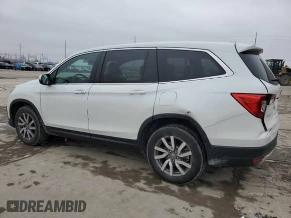 2020 Honda Pilot EX z VIN 5FNYF5H34LB017614, wystawiony jako Copart lot #44446935 z przebiegiem 19 032 mil mil oraz Szkoda całkowita • Salvage title. Historia ofert i sprzedaży dostępna na DreamBid. Obrazek 2.