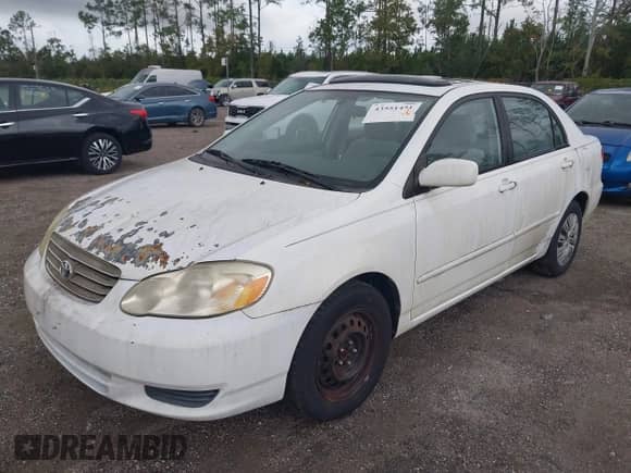 2003 Toyota Corolla CE с VIN 2T1BR38E13C148815, выставлен на аукционе IAAI как лот 43551451 с пробегом 164 812 миль миль и . История ставок и продаж доступна на DreamBid. Изображение 2.