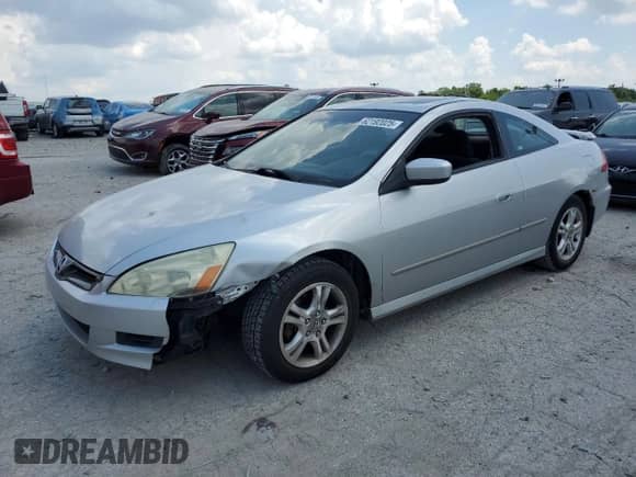 2006 Honda Accord EX with VIN 1HGCM72746A004643, listed as a Copart auction lot 62192025 with 164,892 mi miles and Salvage title. Bid and sale history available at DreamBid. Image 1.