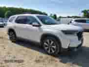 2023 Honda Pilot Elite with VIN 5FNYG1H82PB024617, listed as a Copart auction lot 55943805 with 53,461 mi miles and Salvage title. Bid and sale history available at DreamBid. Image 4.