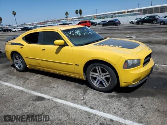 2006 Dodge Charger R/T с VIN 2B3KA53H96H347711, выставлен на аукционе Copart как лот 66766594 с пробегом Не указан миль и Списание • Salvage title. История ставок и продаж доступна на DreamBid. Изображение 4.