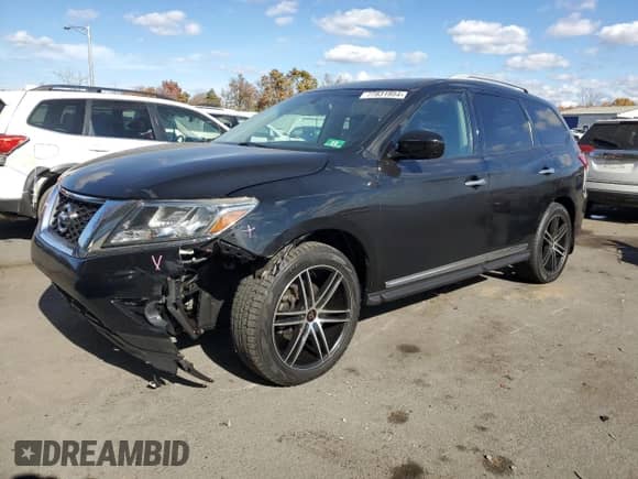 2013 Nissan Pathfinder SV с VIN 5N1AR2MM8DC674965, выставлен на аукционе Copart как лот 77831954 с пробегом 107 670 миль миль и Списание • Salvage title. История ставок и продаж доступна на DreamBid. Изображение 1.