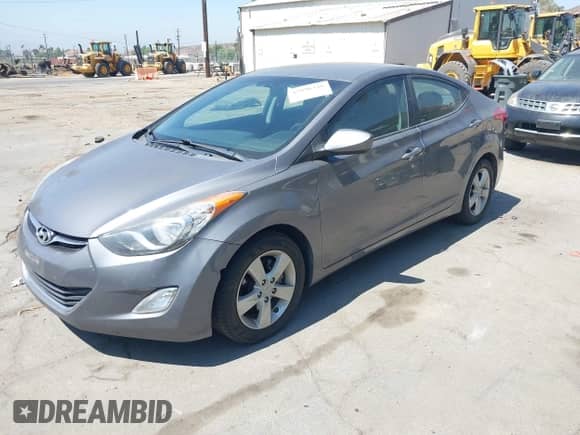 2012 Hyundai Elantra Limited with VIN 5NPDH4AE4CH091387, listed as a IAAI auction lot 42896346 with 158,132 mi miles and . Bid and sale history available at DreamBid. Image 2.