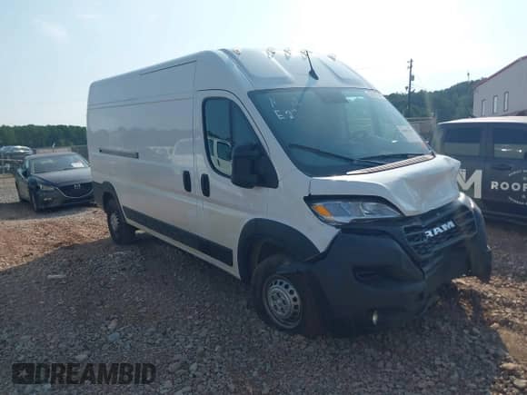 2025 Ram ProMaster Cargo Tradesman с VIN 3C6MRVHG0SE548698, выставлен на аукционе IAAI как лот 43001508 с пробегом 9 516 миль миль и . История ставок и продаж доступна на DreamBid. Изображение 1.