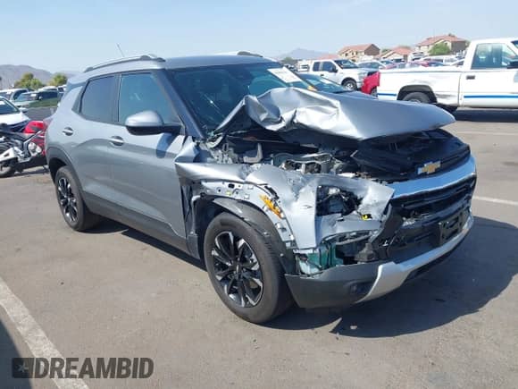 2023 Chevrolet TrailBlazer LT with VIN KL79MPSL6PB114382, listed as a IAAI auction lot 42991387 with 39,513 mi miles and . Bid and sale history available at DreamBid. Image 1.