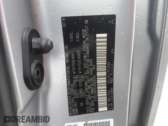 2018 Toyota Sienna L with VIN 5TDZZ3DC0JS926500, listed as a Copart auction lot 45276025 with 185,907 mi miles and Salvage title. Bid and sale history available at DreamBid. Image 15.