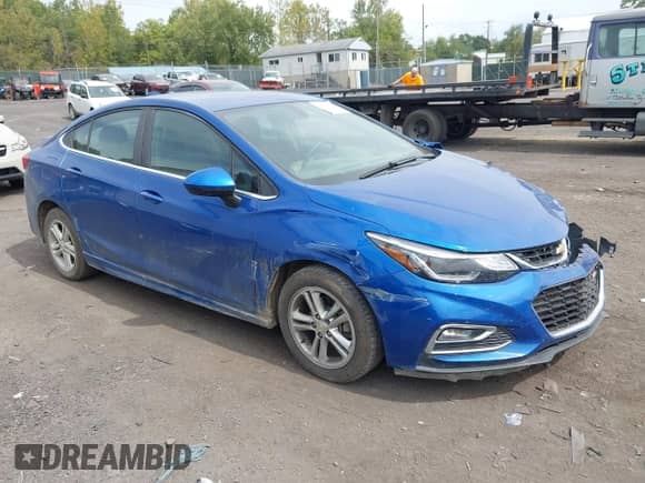 2018 Chevrolet Cruze LT with VIN 1G1BE5SM6J7245927, listed as a IAAI auction lot 43237474 with 78,110 mi miles and . Bid and sale history available at DreamBid. Image 1.