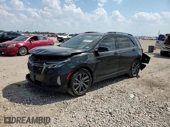 2022 Chevrolet Equinox RS with VIN 2GNAXMEV9N6153624, listed as a Copart auction lot 84992295 with 49,463 mi miles and Salvage title. Bid and sale history available at DreamBid. Image 13.