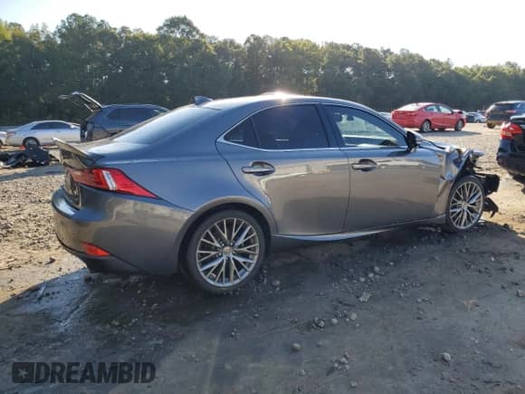 2014 Lexus IS 250 with VIN JTHCF1D26E5013776, listed as a Copart auction lot 84949425 with 143,713 mi miles and Salvage title. Bid and sale history available at DreamBid. Image 3.