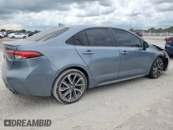 2020 Toyota Corolla XSE с VIN JTDT4RCE0LJ006568, выставлен на аукционе Copart как лот 68251155 с пробегом 81 742 миль миль и На запчасти • Non repairable. История ставок и продаж доступна на DreamBid. Изображение 3.