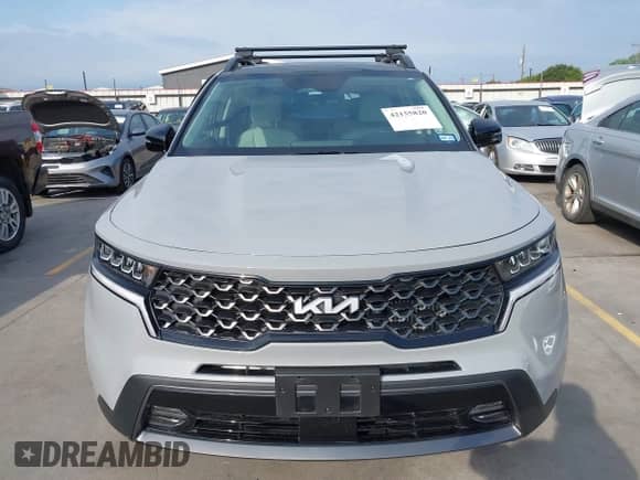 2023 Kia Sorento X-Line EX with VIN 5XYRHDLF8PG224368, listed as a IAAI auction lot 42155820 with 14,466 mi miles and . Bid and sale history available at DreamBid. Image 18.