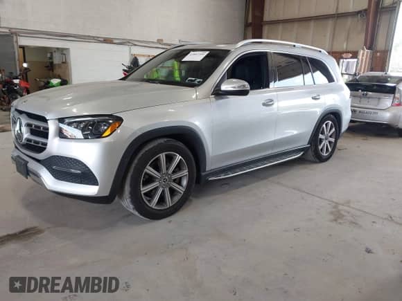 2020 Mercedes-Benz GLS 450 with VIN 4JGFF5KE2LA192398, listed as a IAAI auction lot 42802300 with 40,458 mi miles and . Bid and sale history available at DreamBid. Image 19.