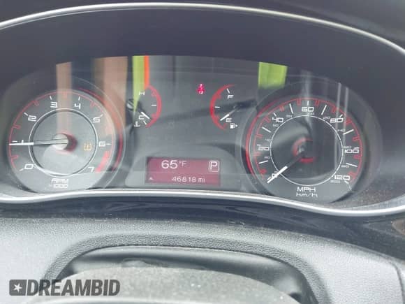 2013 Dodge Dart SXT with VIN 1C3CDFBA1DD143360, listed as a IAAI auction lot 42529408 with 46,818 mi miles and . Bid and sale history available at DreamBid. Image 7.