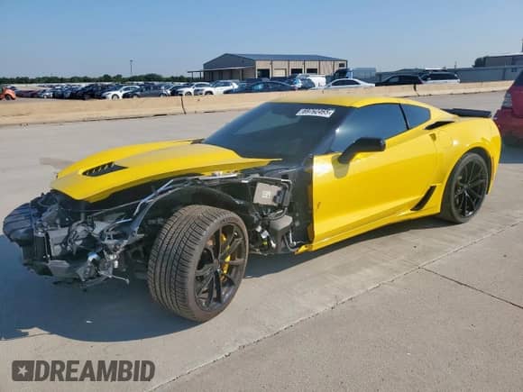 2019 Chevrolet Corvette Grand Sport 1LT с VIN 1G1YW2D7XK5104496, выставлен на аукционе Copart как лот 69792465 с пробегом 44 216 миль миль и Списание • Salvage title. История ставок и продаж доступна на DreamBid. Изображение 1.
