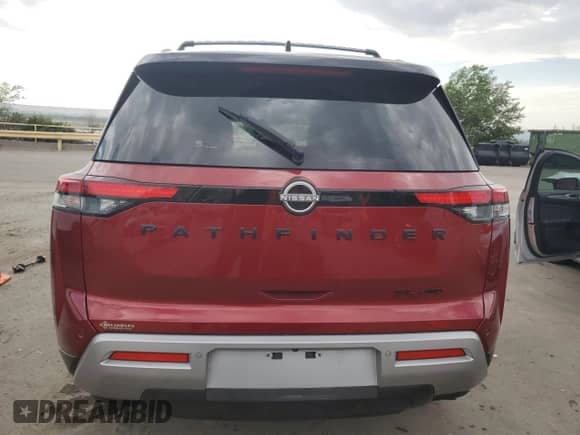 2023 Nissan Pathfinder SL with VIN 5N1DR3CC1PC233064, listed as a Copart auction lot 61076365 with 28,151 mi miles and Salvage title. Bid and sale history available at DreamBid. Image 6.