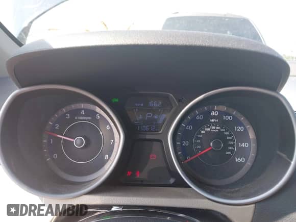 2016 Hyundai Elantra Value Edition with VIN KMHDH4AE6GU635122, listed as a IAAI auction lot 42994438 with 110,612 mi miles and . Bid and sale history available at DreamBid. Image 7.