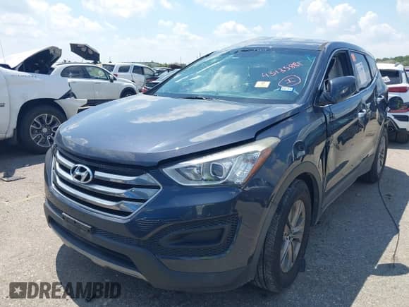2015 Hyundai Santa Fe with VIN 5XYZT3LB0FG257577, listed as a IAAI auction lot 43133881 with Not provided miles and . Bid and sale history available at DreamBid. Image 2.